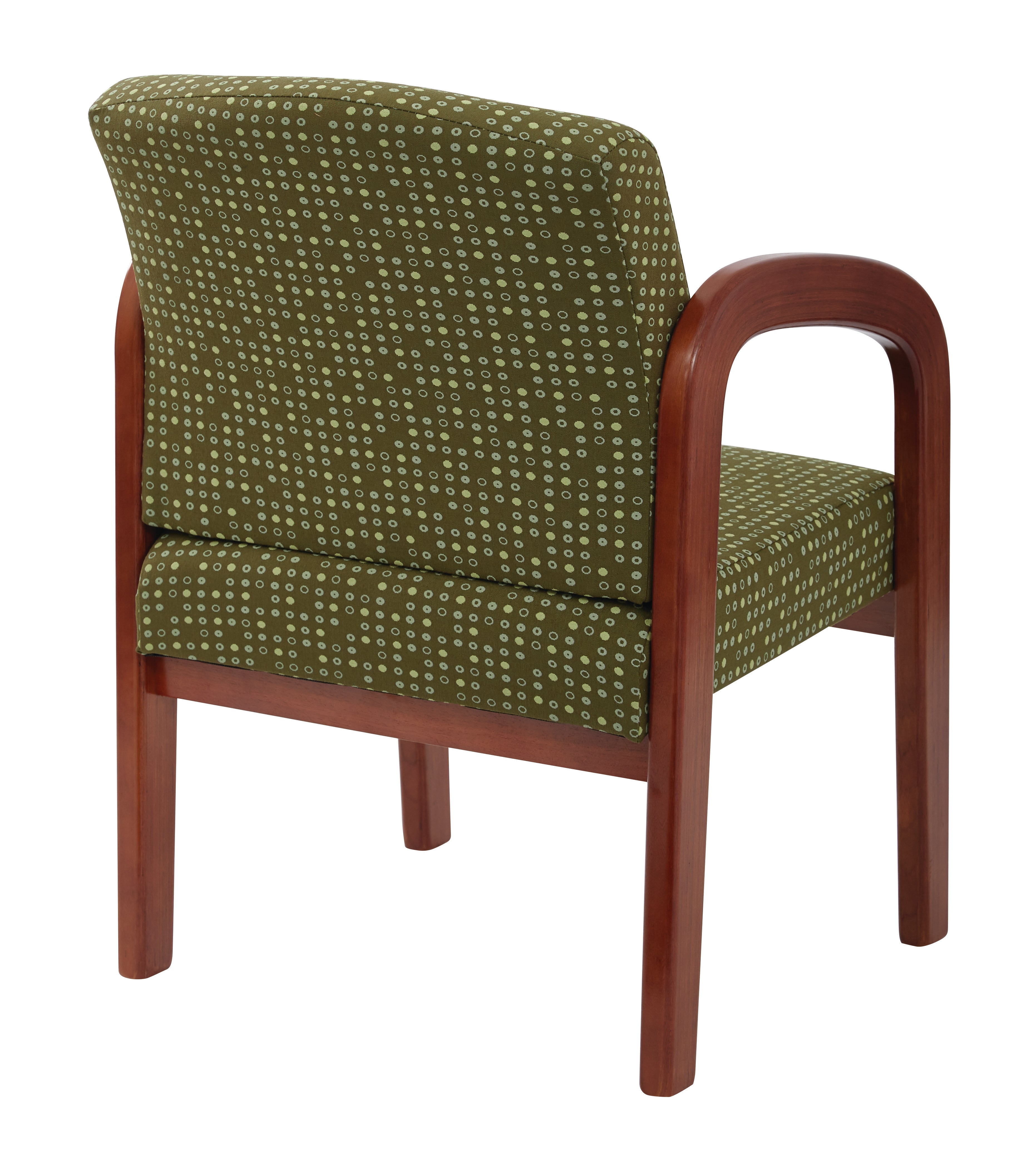 Medium Oak Finish Visitors Chair 1